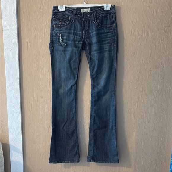 Taverniti So Jeans Blue Flare Wide Leg - Picture 1 of 14